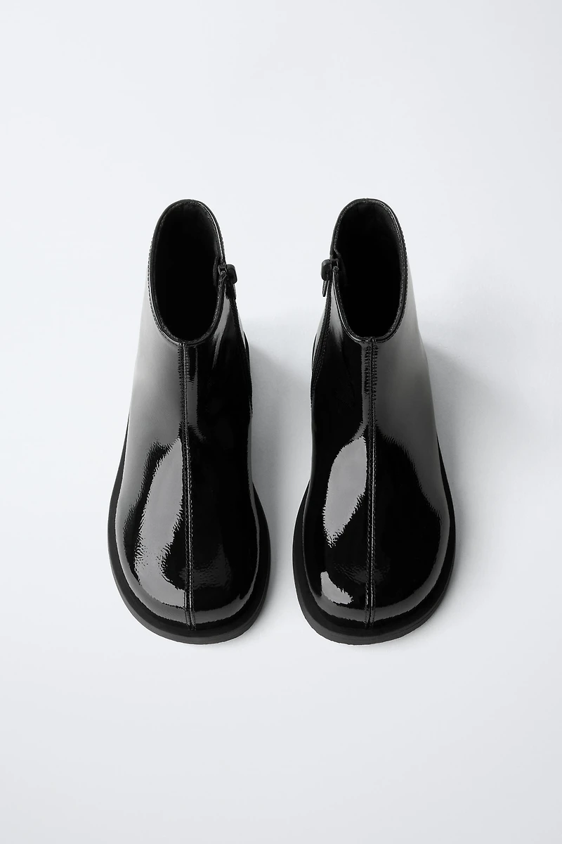 PATENT FINISH BOOTS