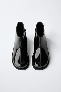PATENT FINISH BOOTS