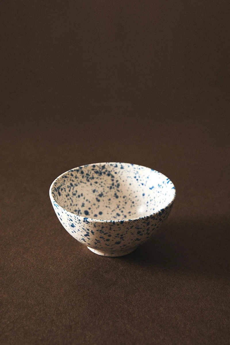 SPECKLED MINI STONEWARE BOWL