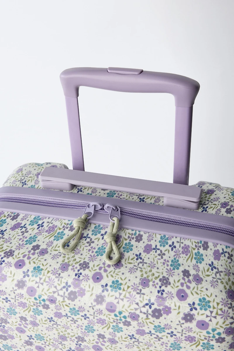 VALISE DE VOYAGE À FLEURS