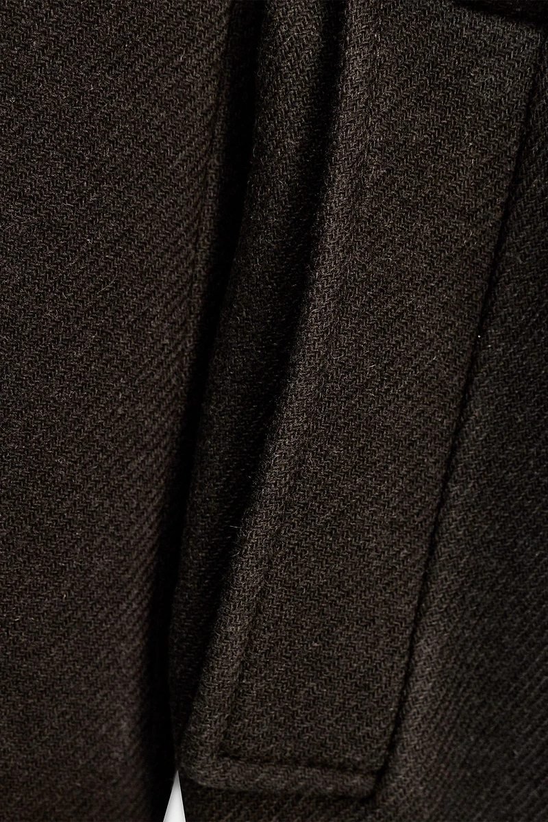 OVERSIZED WOOL BLEND COAT ZW COLLECTION