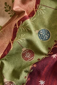 CHRISTMAS PRINT COTTON TABLECLOTH