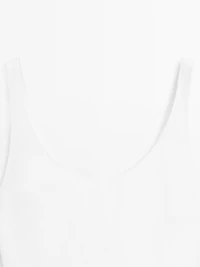 Robe midi ample en coton mélangé