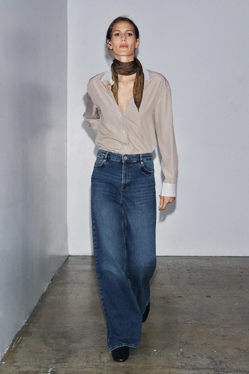 ZW COLLECTION HIGH RISE WIDE LEG JEANS
