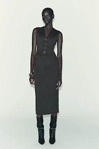 ROBE MIDI BOUTONS