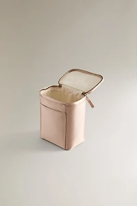 SATEEN BRIEFCASE MAKEUP BAG