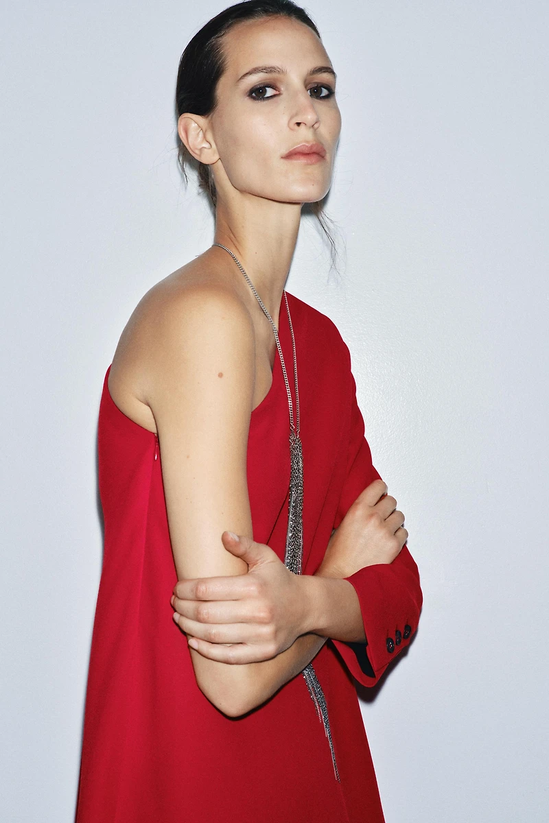 ZW COLLECTION ASYMMETRIC LONG DRESS