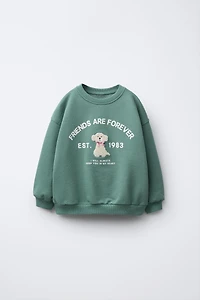 TERRY PATCH SWEATSHIRT