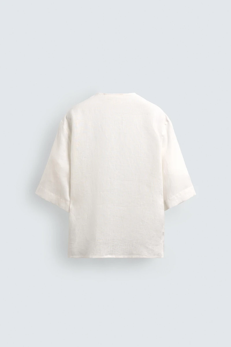 100% LINEN RELAXED FIT SHIRT
