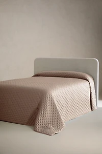 ÉDREDON SATIN UNI NŒUDS