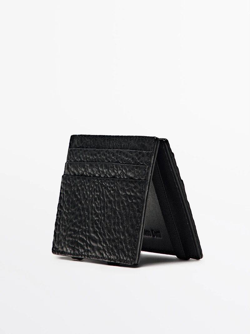 Nappa leather "magic" wallet