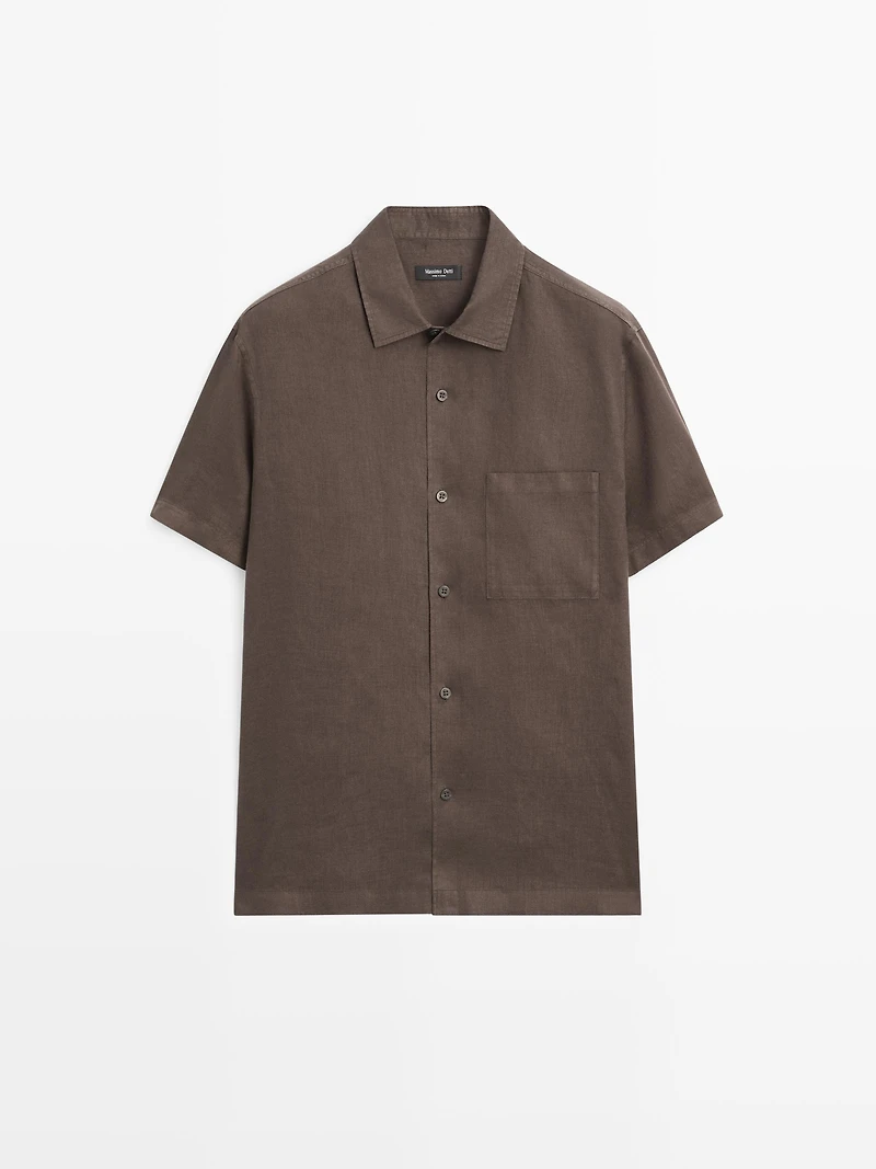 Chemise regular fit à manches courtes