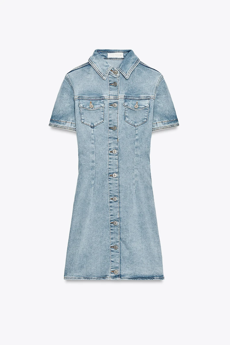 Z1975 DENIM MINI DRESS
