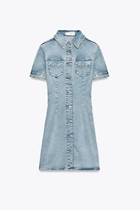 Z1975 DENIM MINI DRESS