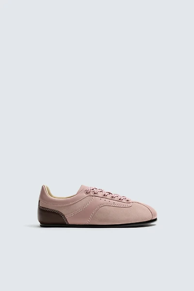 BASKETS EN CUIR HARRY LAMBERT FOR ZARA X DISNEY
