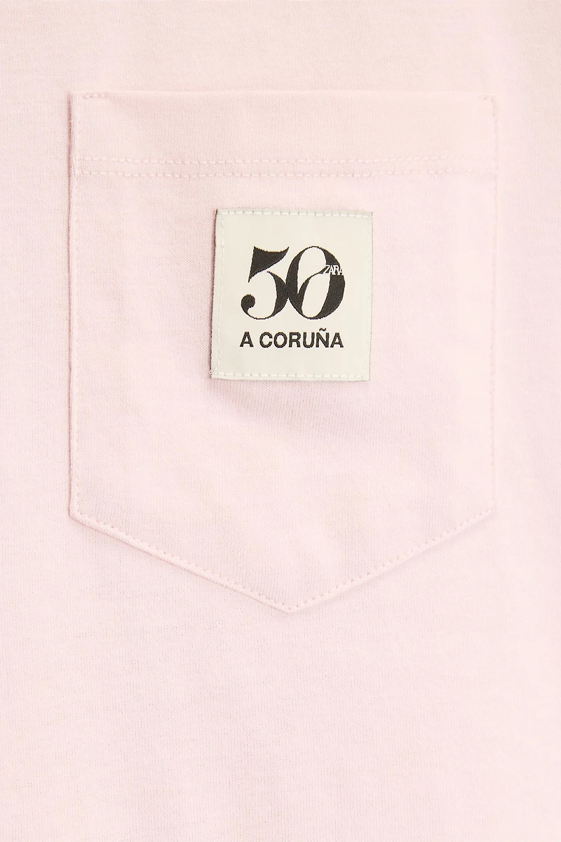 50TH ANNIVERSARY POCKET PATCH T-SHIRT