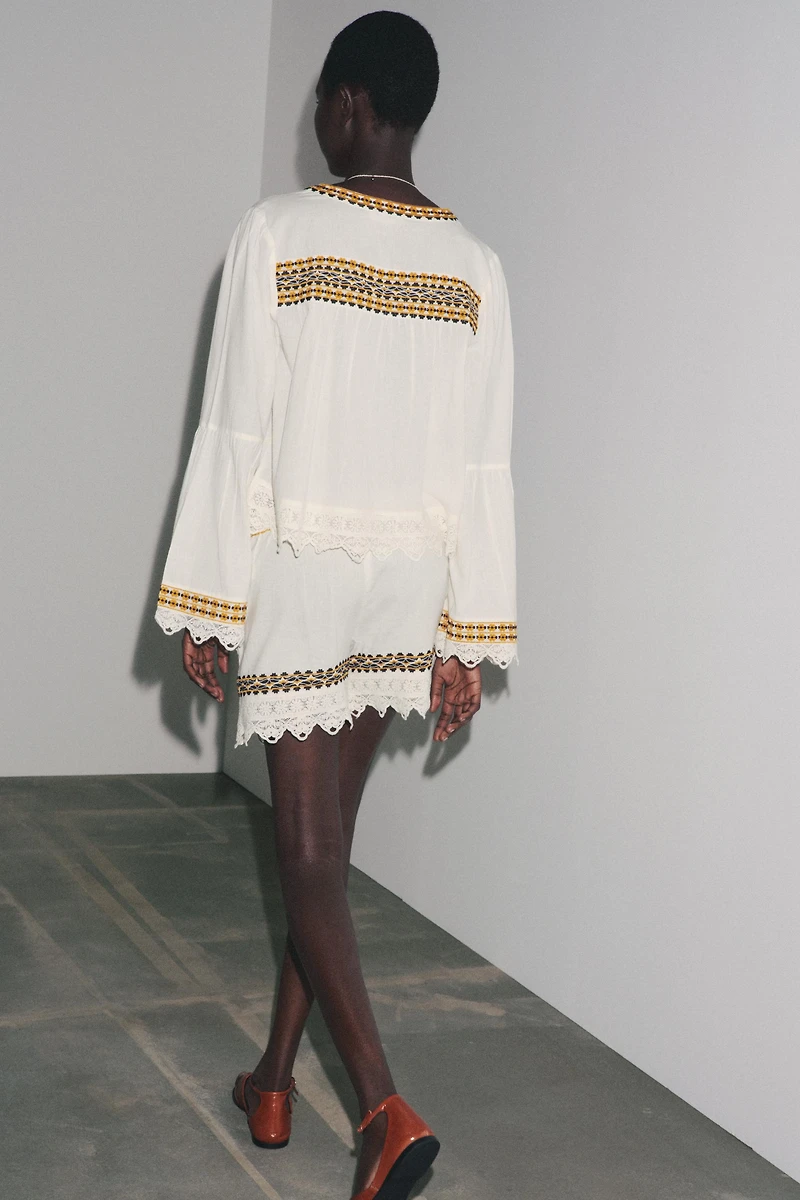 EMBROIDERED SHIRT ZW COLLECTION
