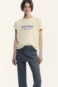 PANTALON-JUPE À RAYURES TENNIS