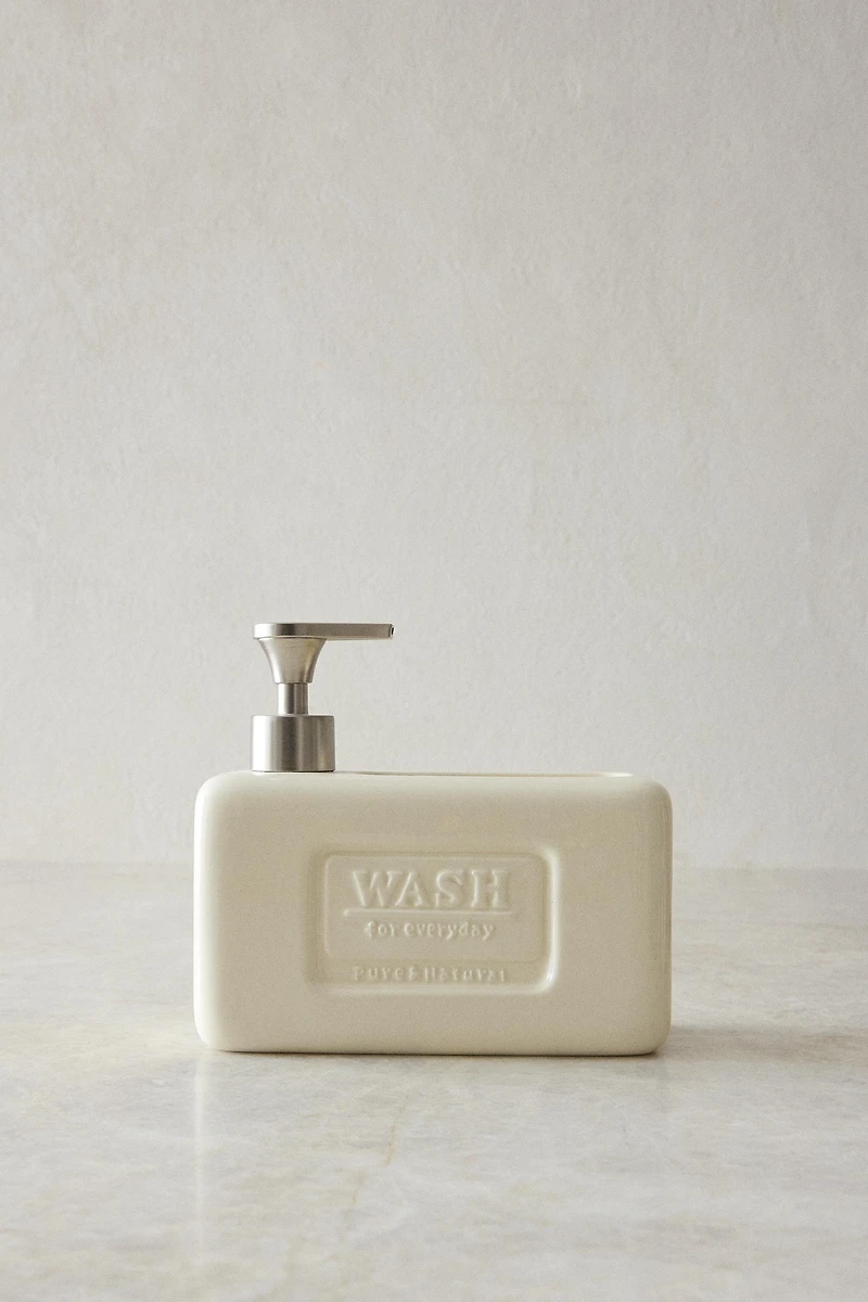 WASHING-UP LIQUID DISPENSER WITH CONTAINER