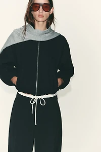 DOUBLE WAIST WIDE LEG PANTS