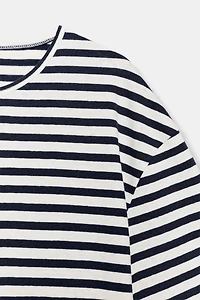 STRIPED SHORT SLEEVE T-SHIRT