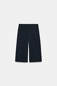 ZW COLLECTION STRAIGHT PLEATED BERMUDA SHORTS