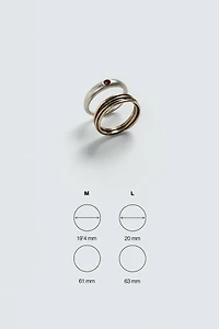 2-PACK OF COMBINED METAL RINGS