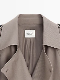 100% wool oversize trench coat - LIMITED