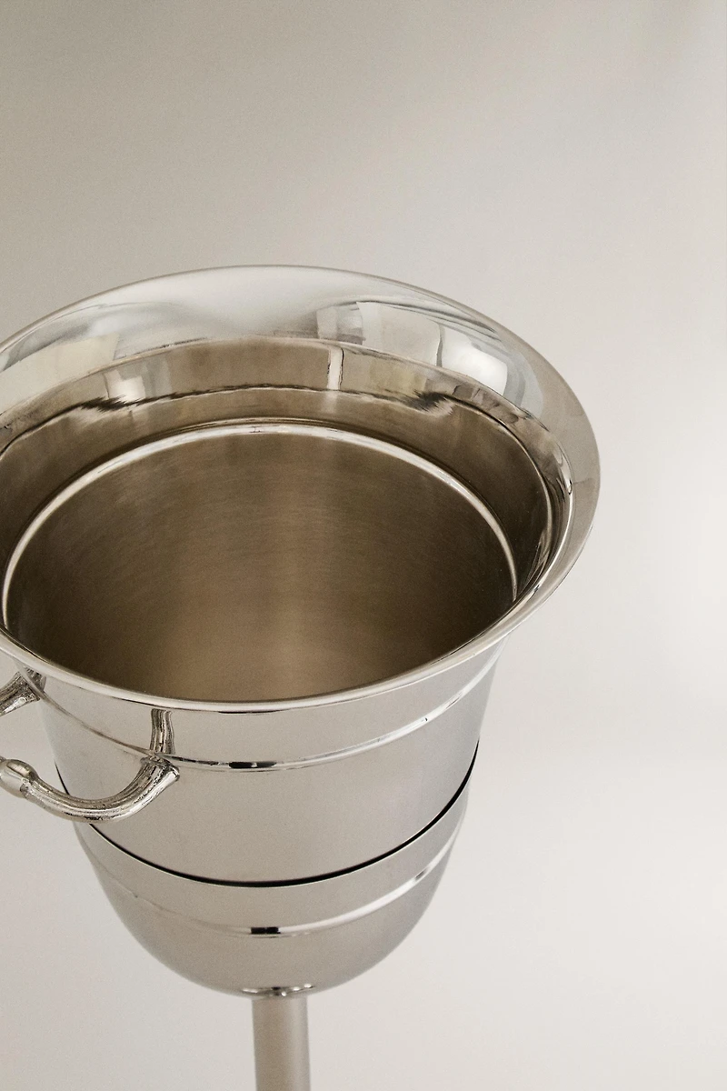 BRASS STANDING WINE COOLER