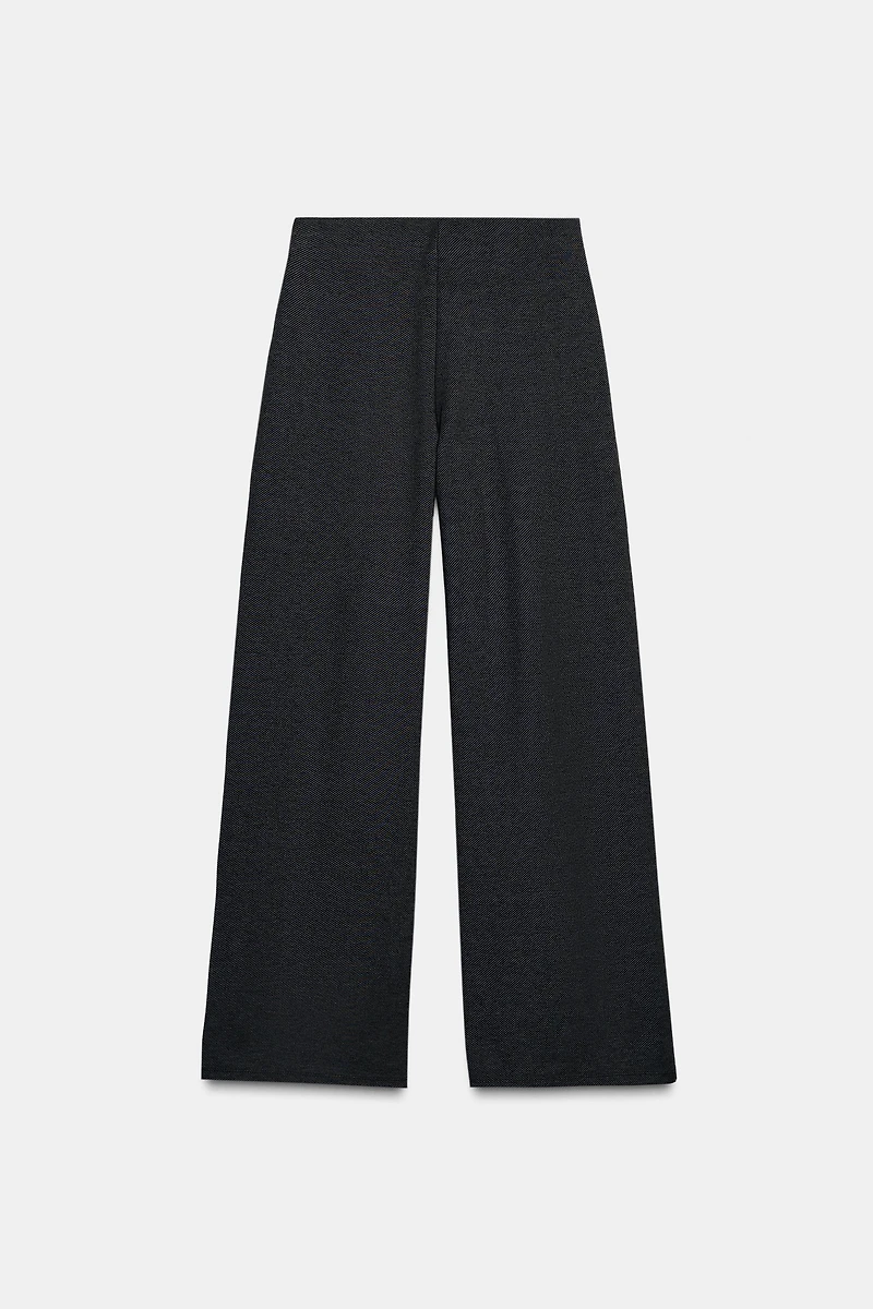 BUTTONED TWILL PANTS