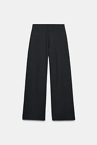 BUTTONED TWILL PANTS