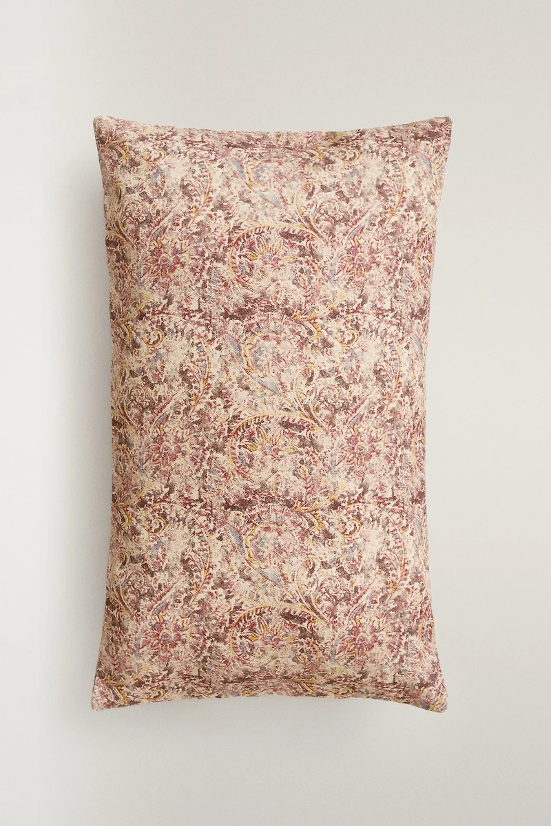 HOUSSE DE COUSSIN FLEURS