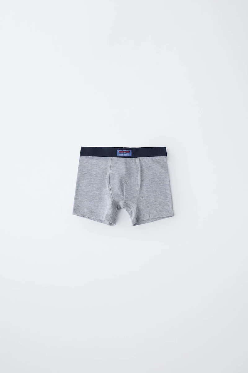 AGES 6-14 / FIVE-PACK OF STRIPED BOXERS