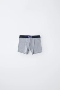 AGES 6-14 / FIVE-PACK OF STRIPED BOXERS