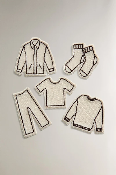 THERMO-ADHESIVE CLOTHING PATCHES (SET OF 5)