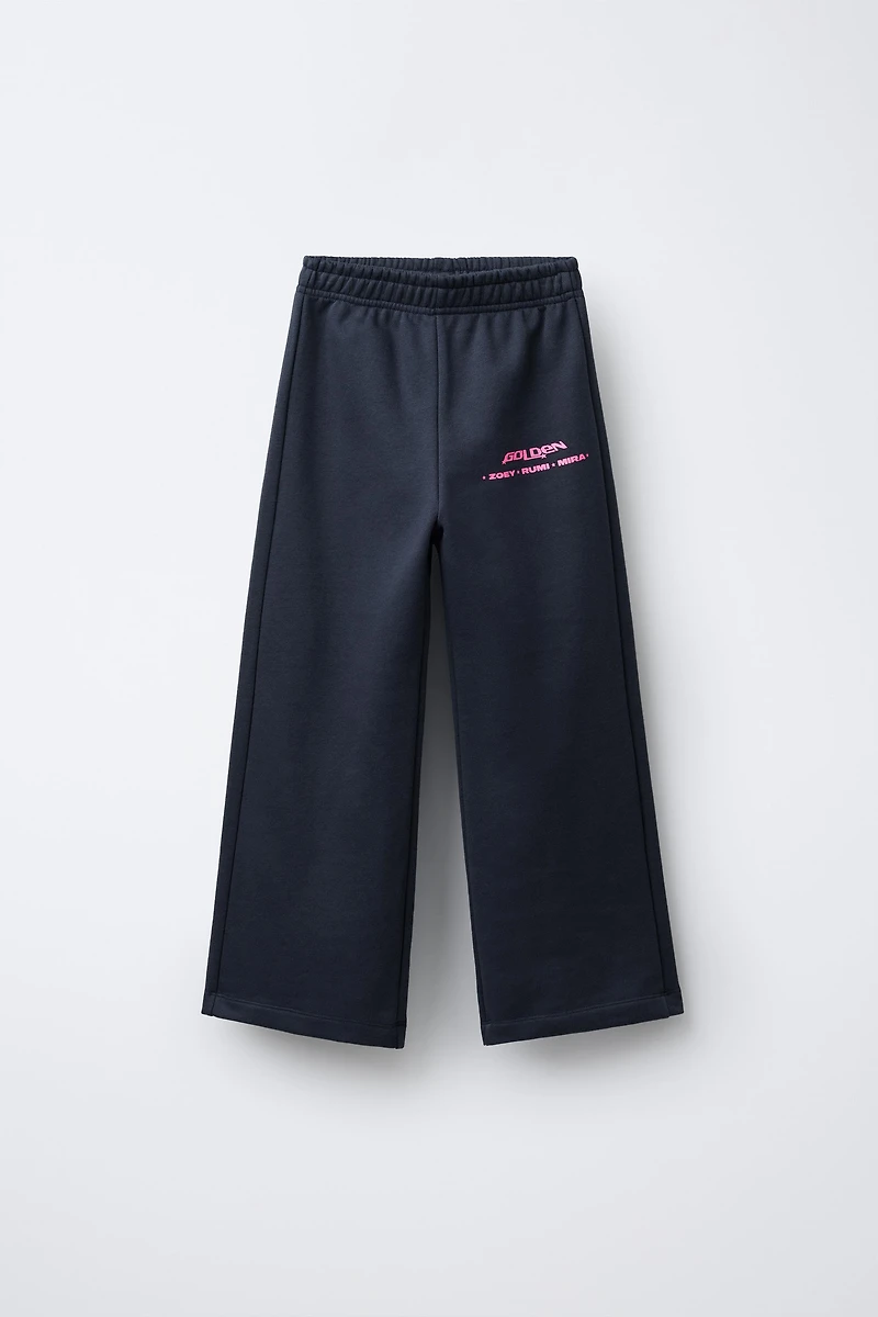 KPOP DEMON HUNTERS™ NETFLIX © WIDE LEG FLEECE PANTS