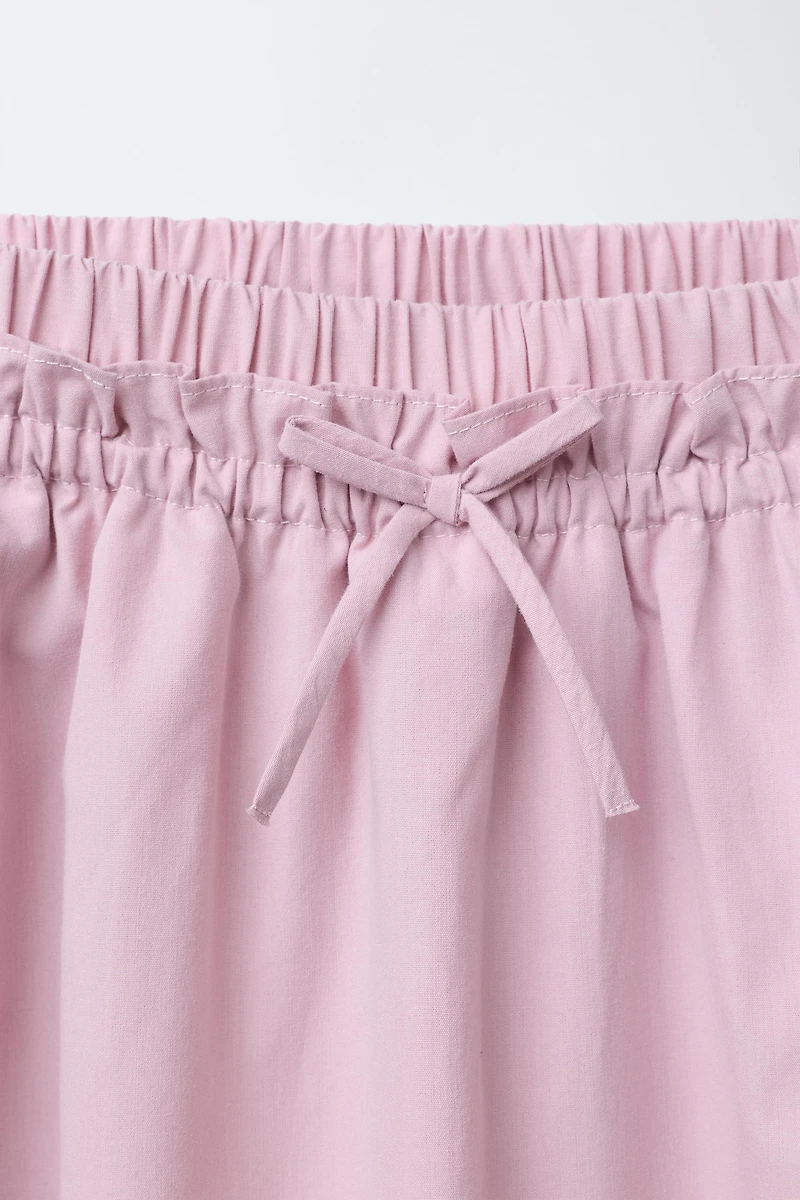PEARL TRIM RUFFLED SKORT