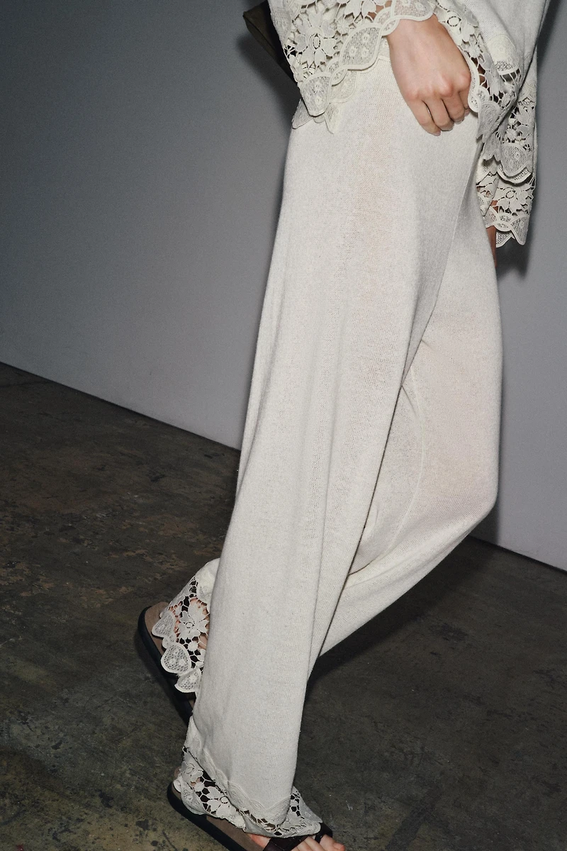 GUIPURE COMBINATION PANTS