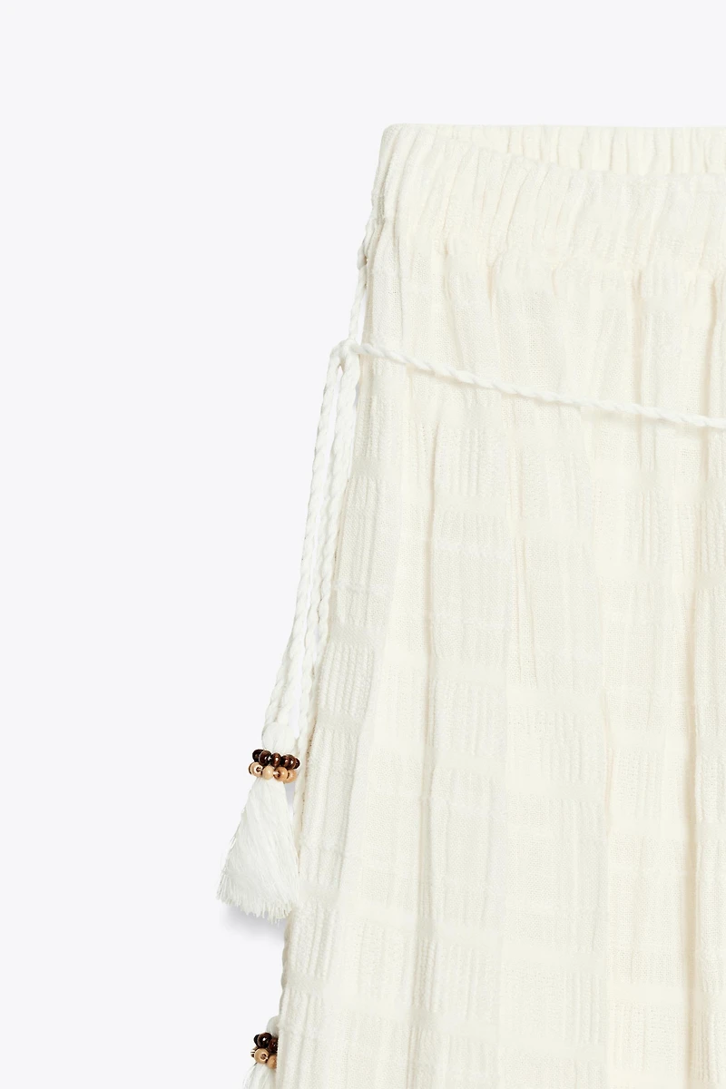 RUSTIC TIERED SKIRT