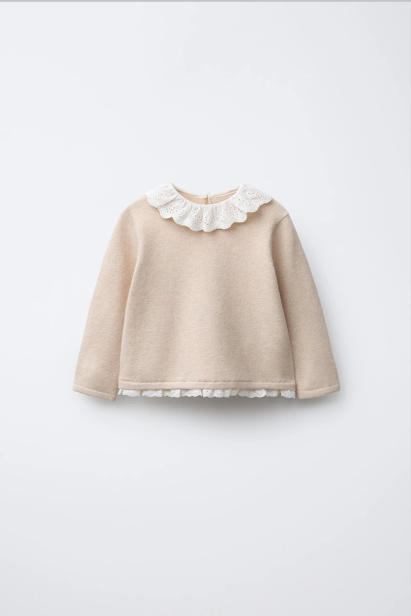 LACE KNIT SWEATER
