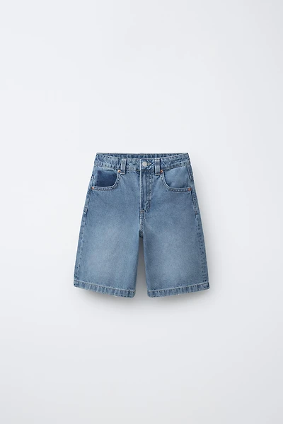 DENIM POCKET SHORTS