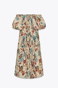 ZW COLLECTION RAMIE PRINT DRESS