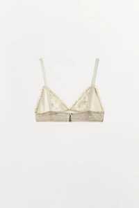 SOUTIEN-GORGE TRIANGLE BRODERIE DENTELLE