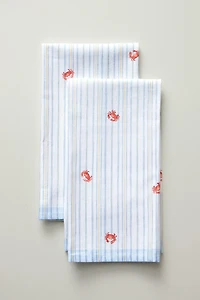 CRAB TEA TOWEL SET (PACK OF 2)
