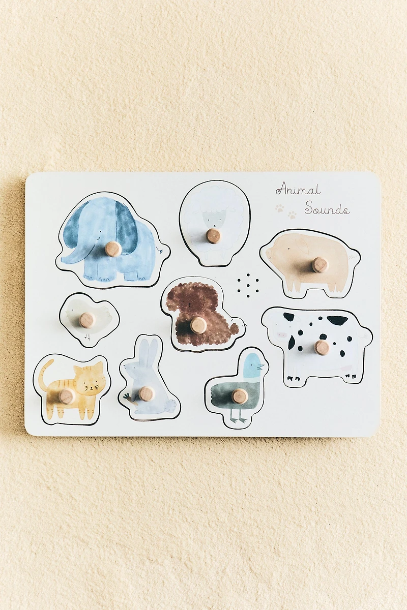 PUZZLE ENFANT CRIS DES ANIMAUX