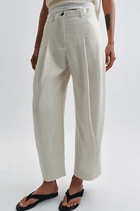 PANTALON BARREL À RAYURES COLLECTION ZW