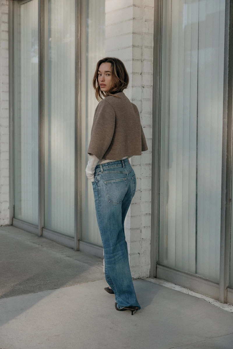 GILET COURT EN MAILLE