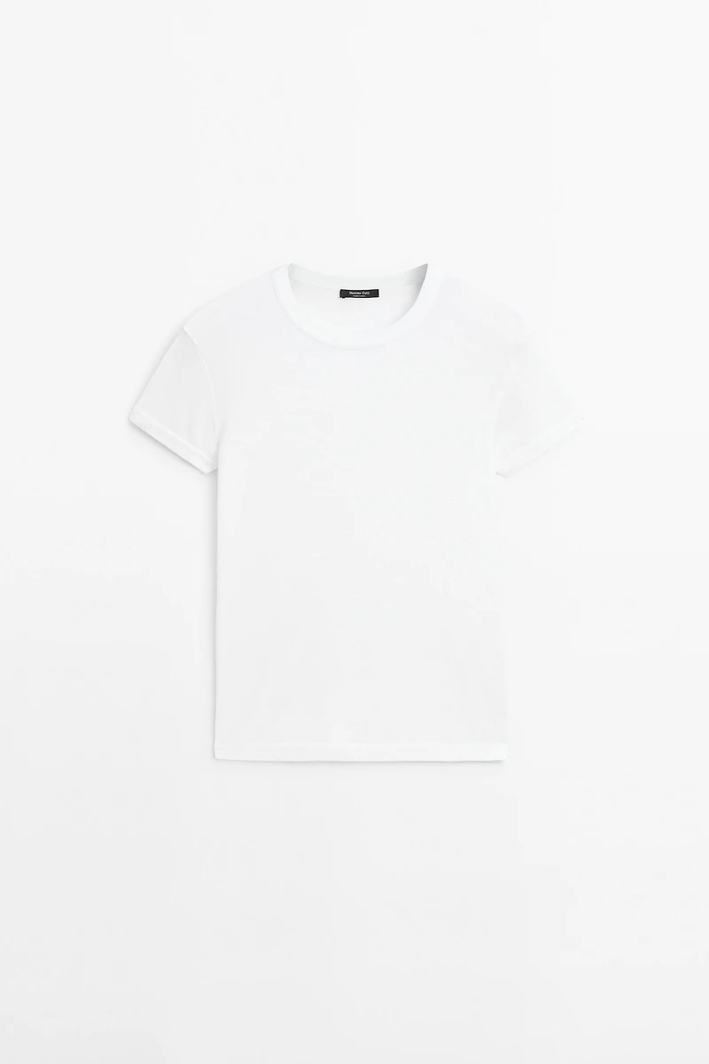 100% cotton short-sleeve T-shirt