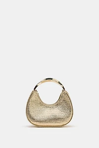 BAG WITH METALLIC HANDLE DETAIL