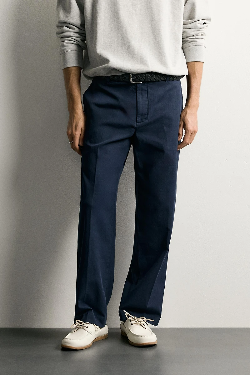 WASHED RELAXED FIT PANTS